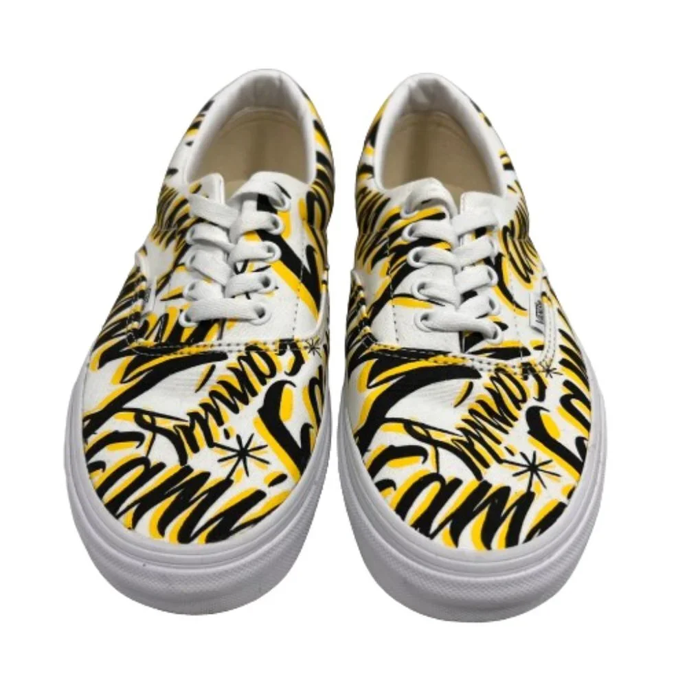 Vans Family Era Off the‎ Wall Skater Sneakers Womens Size 10.5 Mens Size 9 Art
